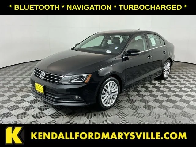 Used 2016 Black Uni Volkswagen 1.8T SEL image 1