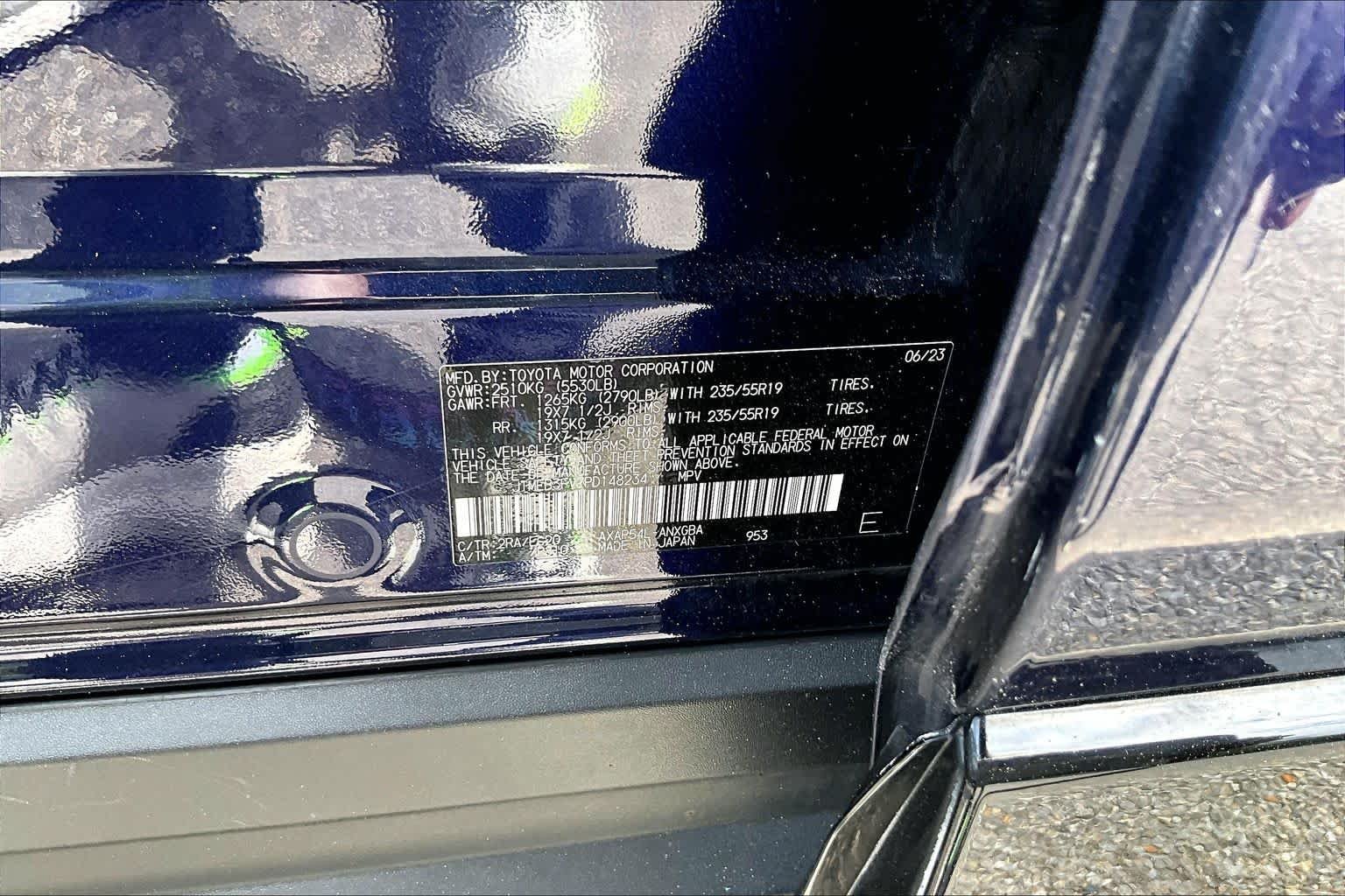 Used 2023 Blueprint/Midnight Black Metallic Toyota XSE image 37
