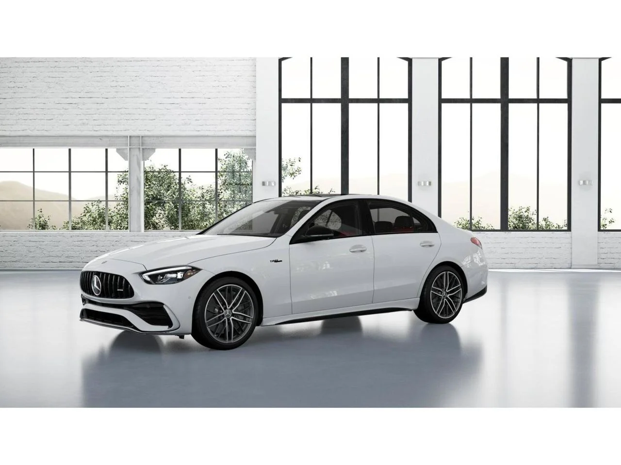 New 2026 Polar White Mercedes-Benz AMG® C 43 4MATIC® Sedan image 38