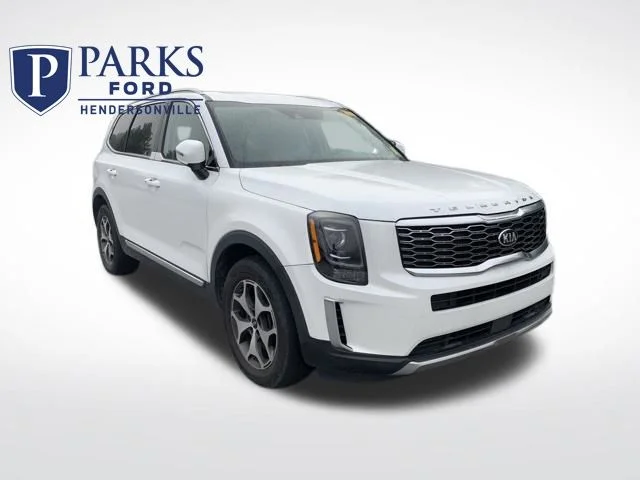 Used 2020 White Kia EX image 1