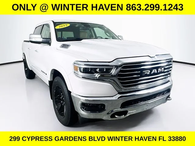 Certified Used 2019 White Ram Laramie Longhorn image 1