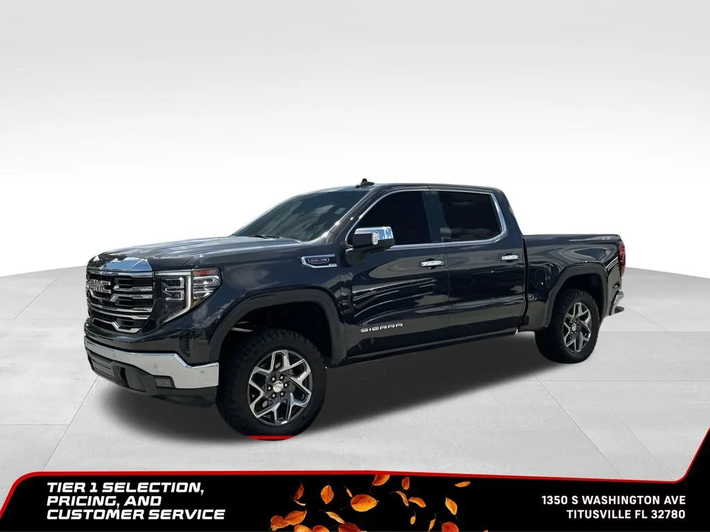 Used 2025 Titanium Rush Metallic GMC SLT image 2