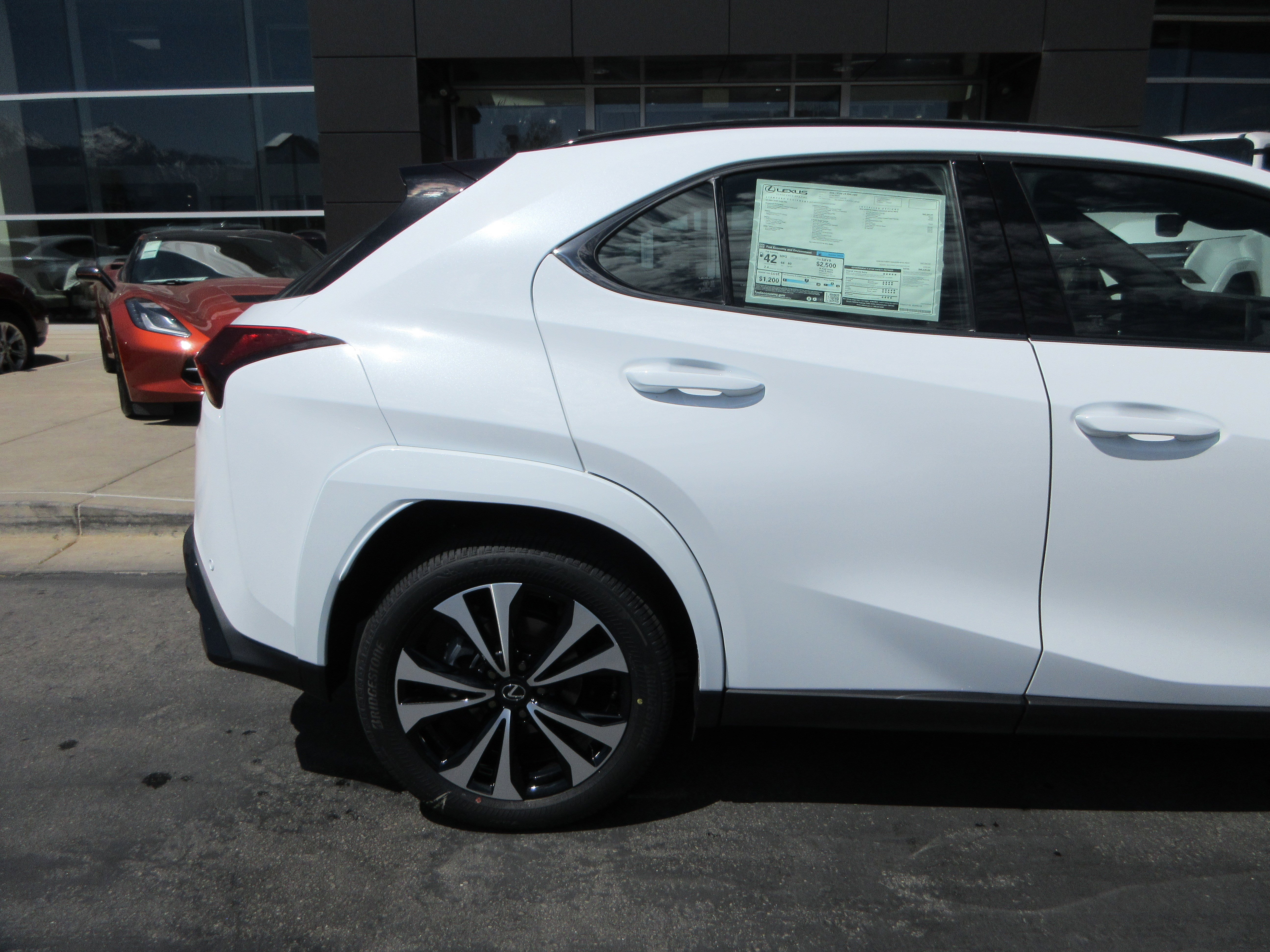 New 2026 Ultra White with Obsidian roof Lexus F SPORT DESIGN AWD image 11