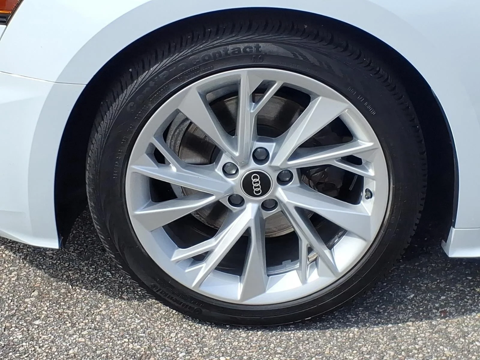 Used 2022 Glacier White Metallic Audi Premium image 4