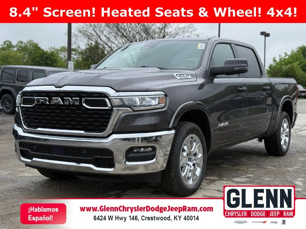 New 2026 Granite Crystal Metallic Clear-Coat Exterior Paint RAM Big Horn/Lone Star image 1
