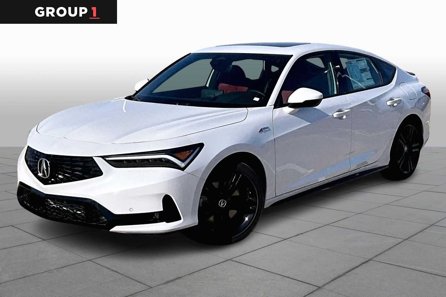 Platinum White Pearl 2026 Acura Integra FWD with Technology and A-SPEC Package Sedan Front-Wheel Drive