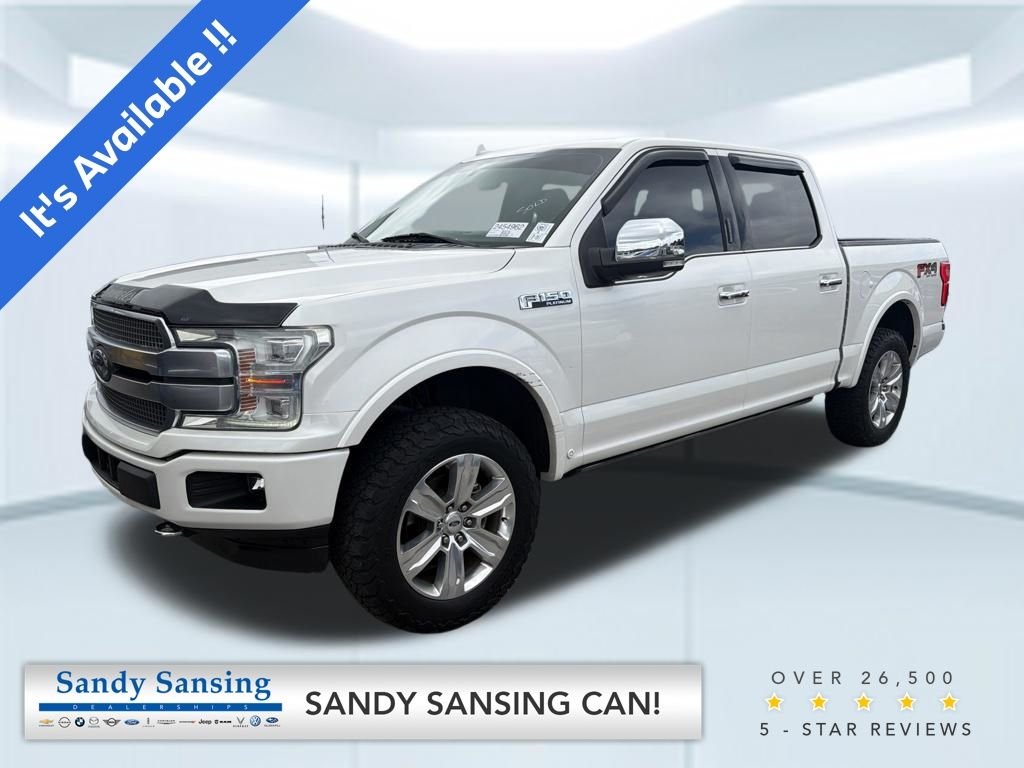 Used 2019 White Ford Platinum image 1