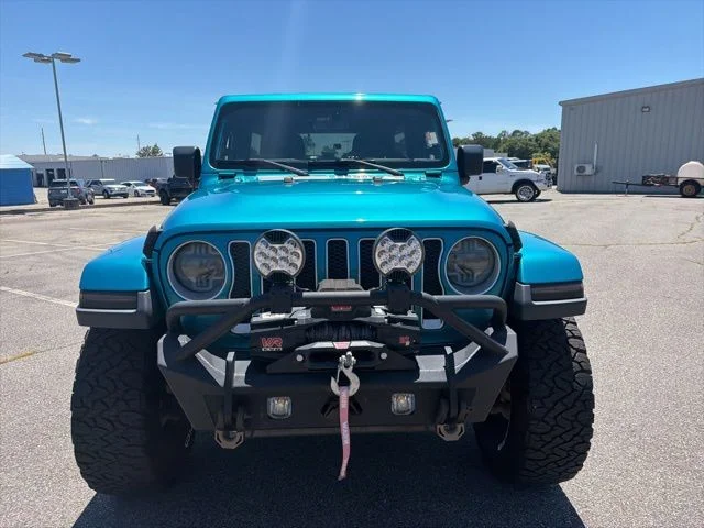 Used 2020 Mojito! Clearcoat Jeep Unlimited Sahara image 8