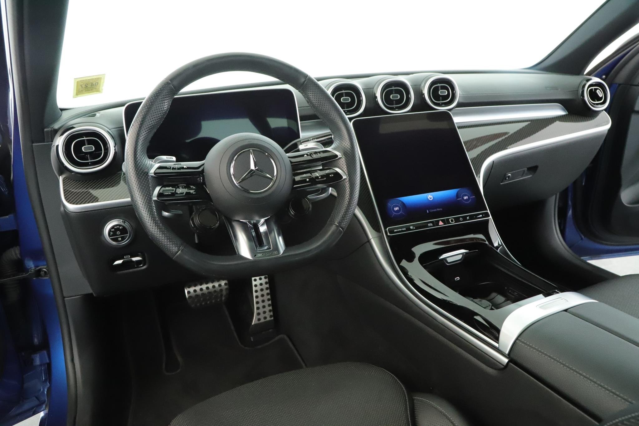 Used 2023 Starling Blue Metallic Mercedes-Benz AMG® C 43 4MATIC Sedan image 2