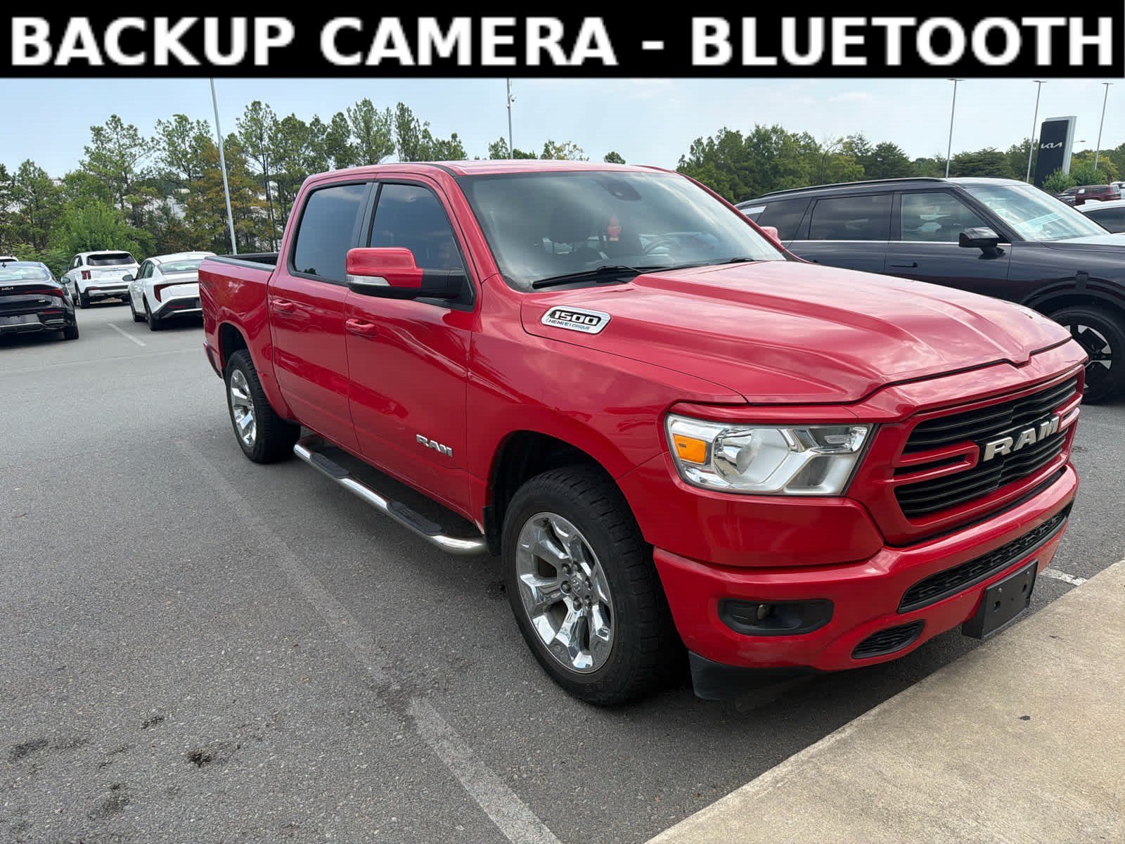 Used 2021 Flame Red Clearcoat Ram Big Horn image 2