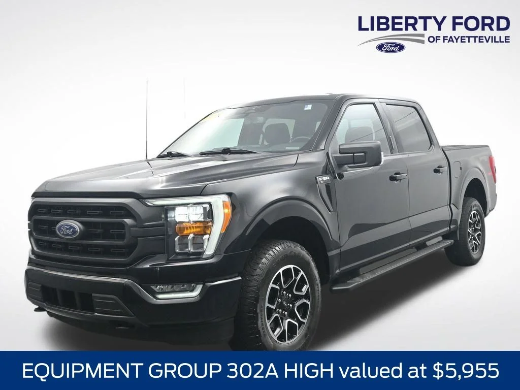 Used 2023 Black Ford XLT image 1