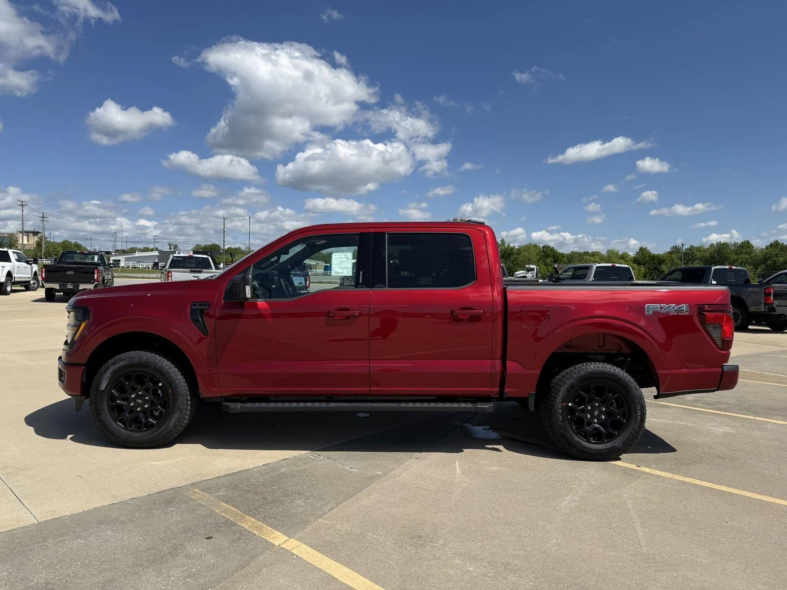 New 2026 Ruby Red Metallic Tinted Clearcoat Ford XLT image 5
