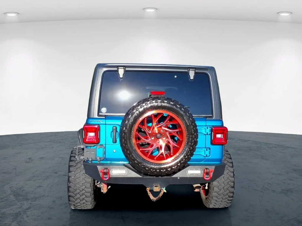 Used 2020 Teal Jeep Unlimited Rubicon image 10