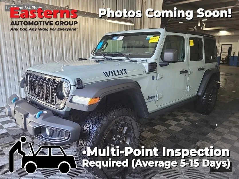 Used 2024 Gray Jeep Willys 4xe image 1