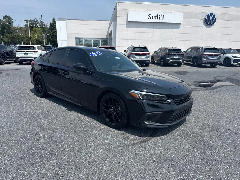 Used 2024 Crystal Black Pearl Honda Sport image 2