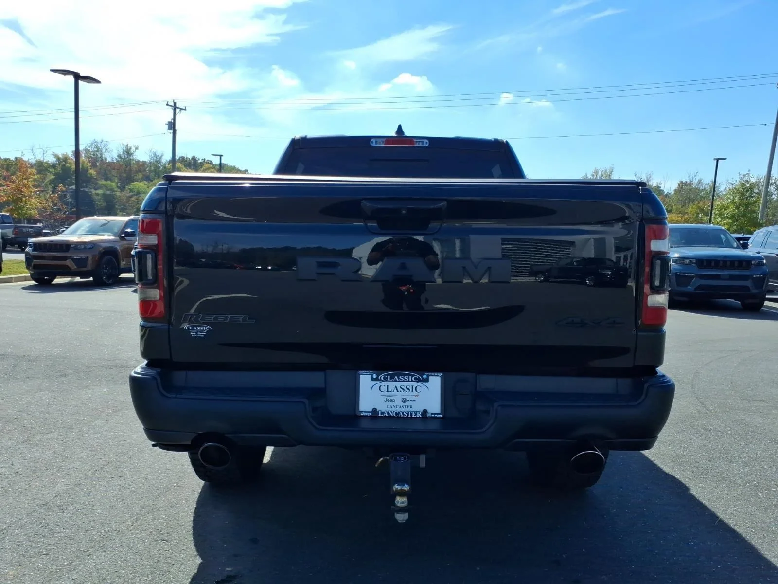 Used 2020 Diamond Black Crystal Pearlcoat Ram Rebel image 17