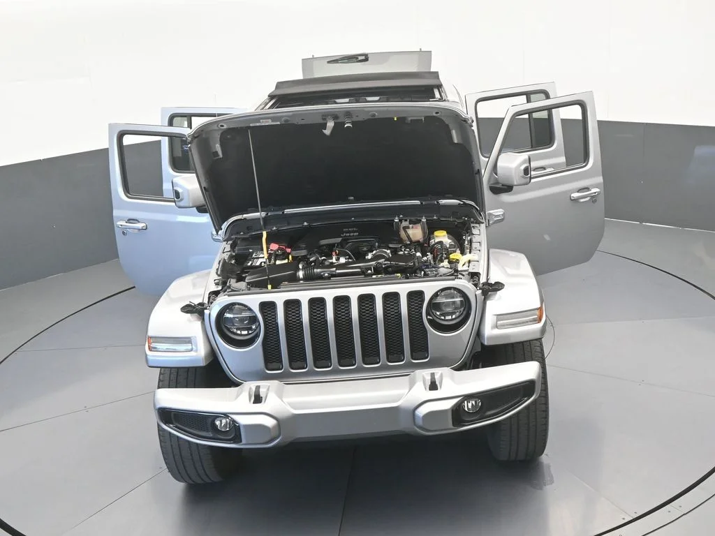 Used 2021 Billet Silver Metallic Clearcoat Jeep Unlimited Sahara High Altitude image 72