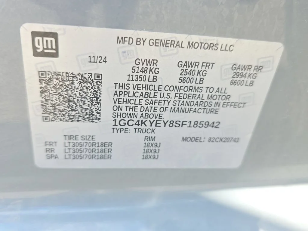 Used 2025 Slate Gray Metallic Chevrolet ZR2 image 21