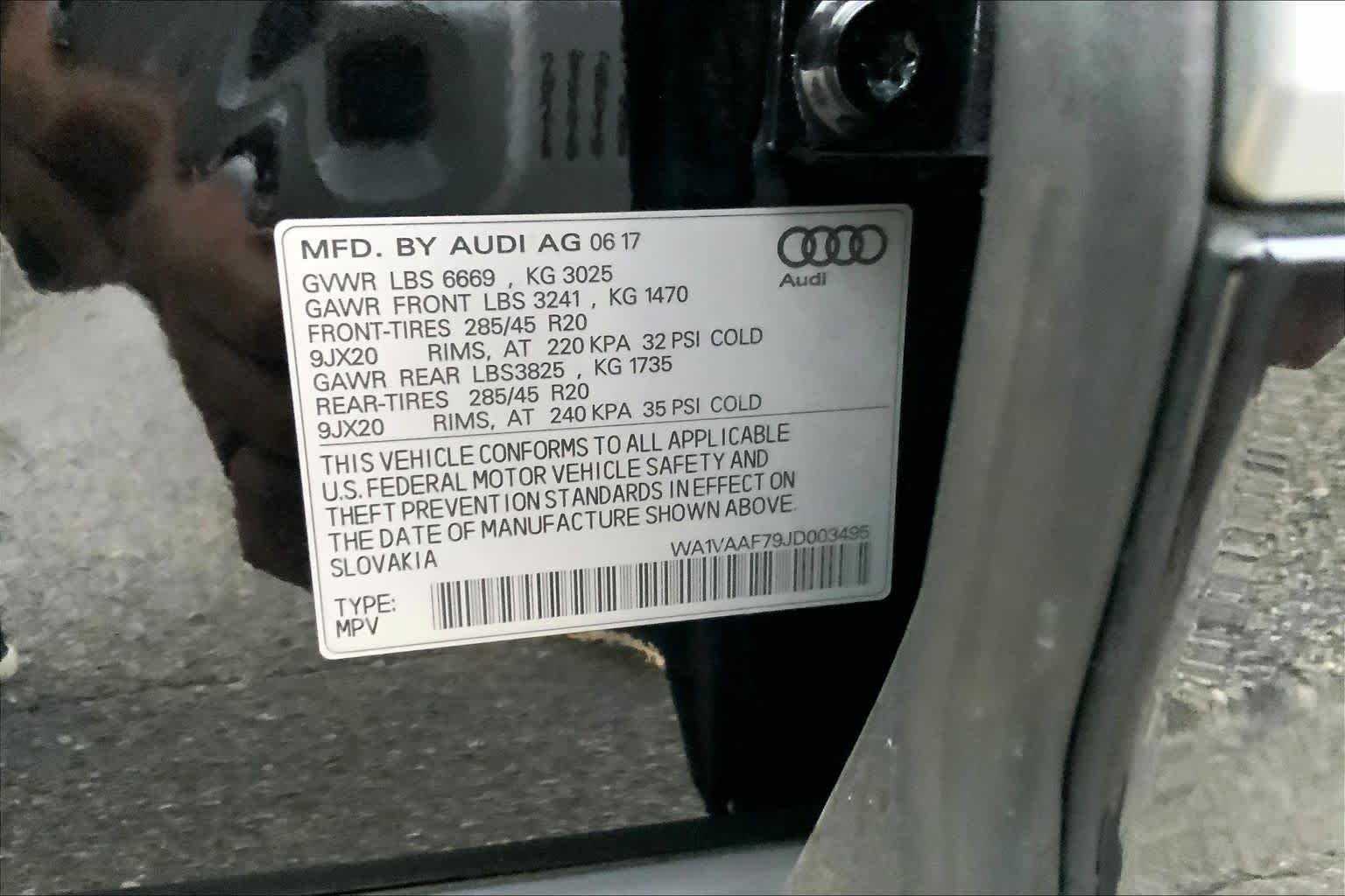 Used 2018 Orca Black Metallic Audi Prestige image 31