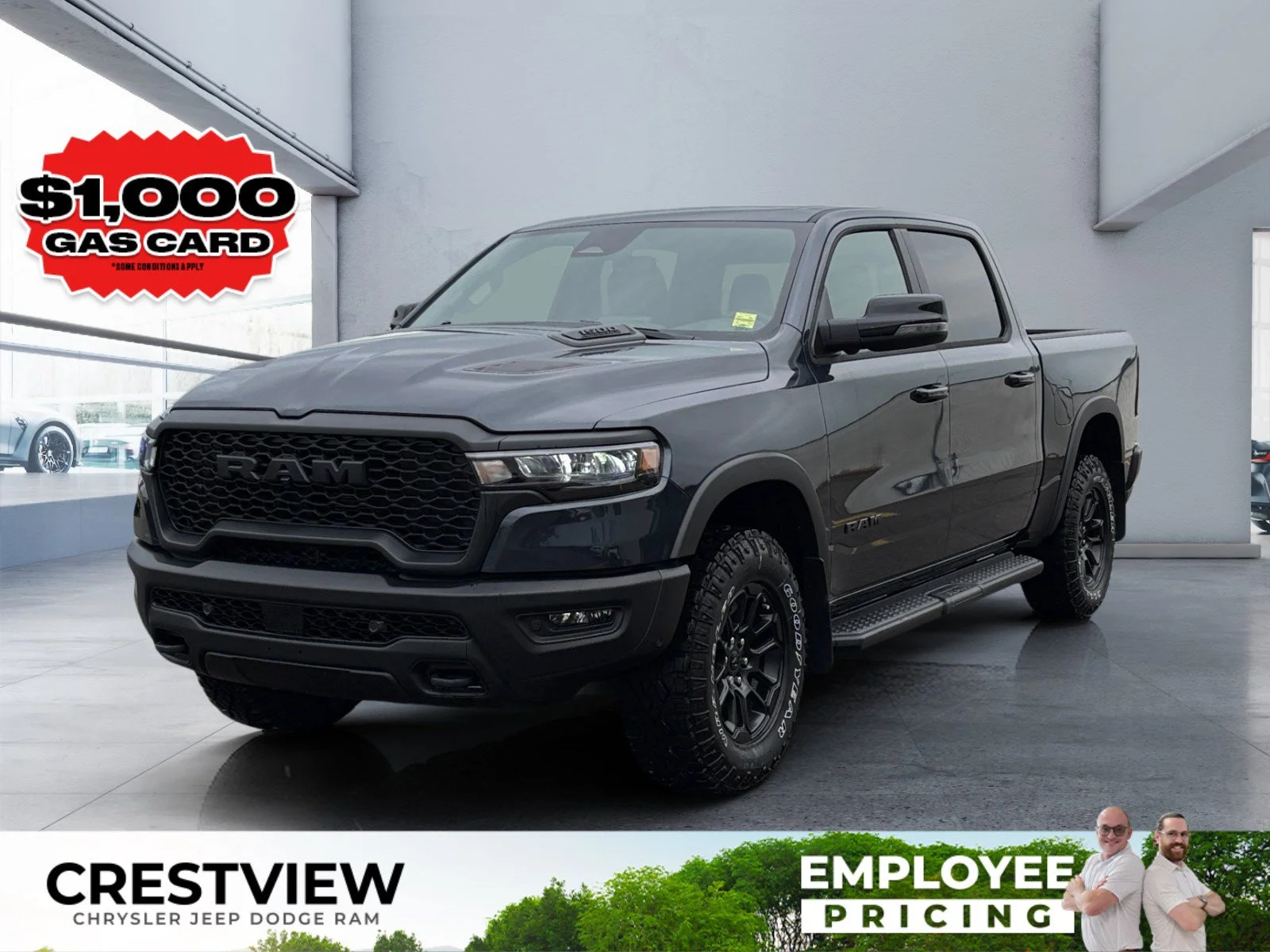 New 2026 FORGED BLUE METALLIC Ram Rebel image 1