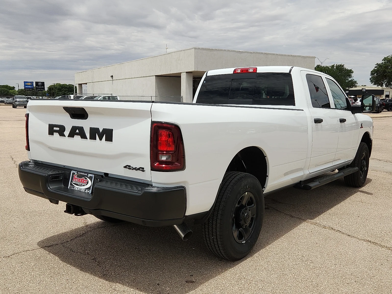 New 2026 Bright White Clear-Coat  Paint Ram TRADESMAN CREW CAB 4X4 8