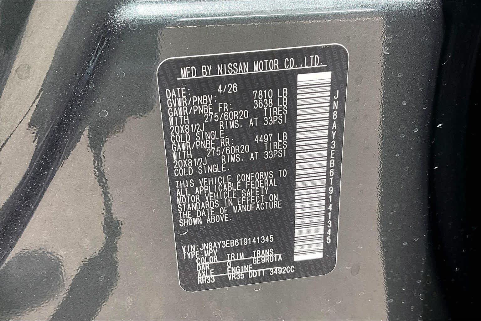 New 2026 Alpine Metallic Nissan Platinum image 14