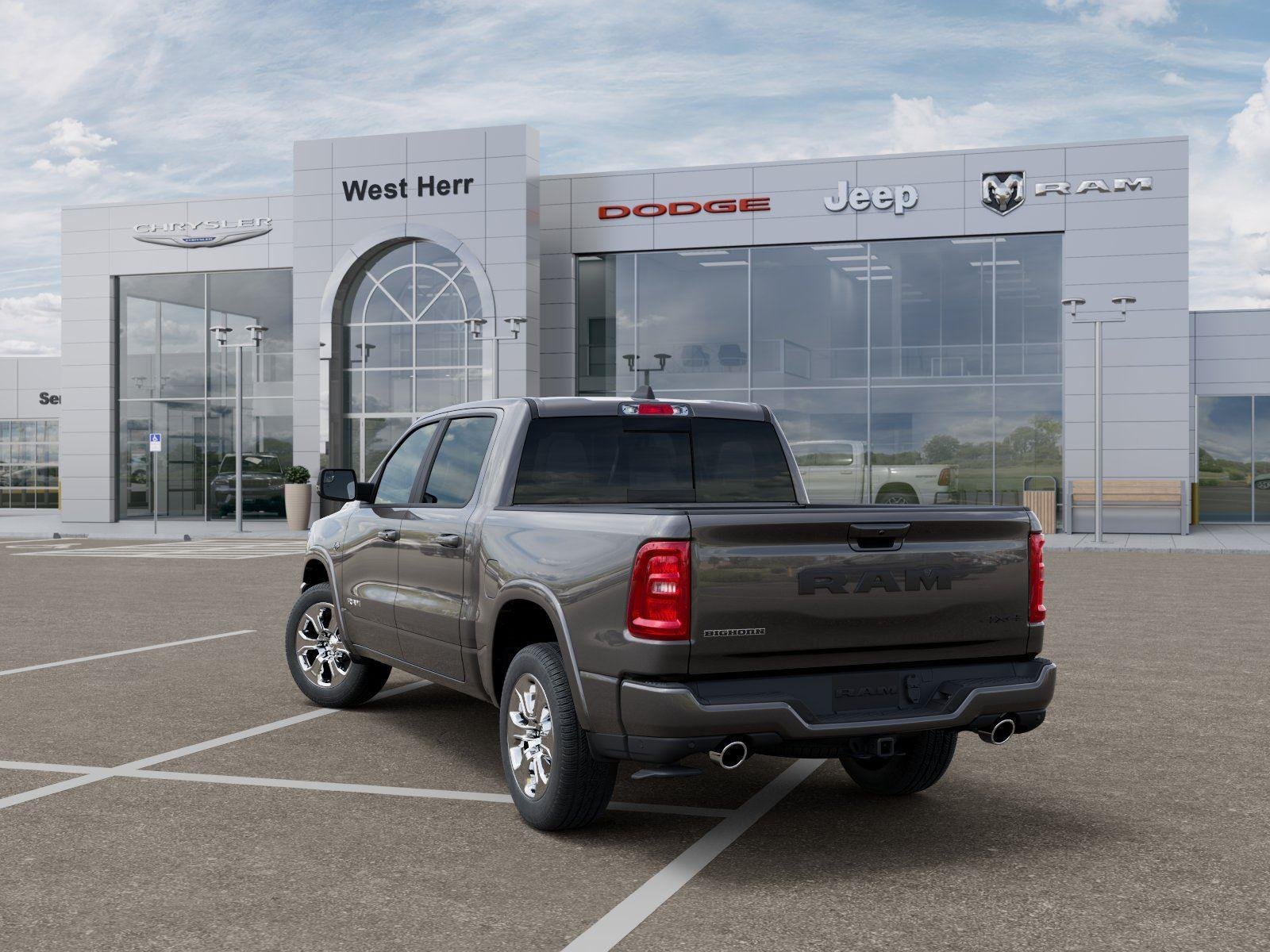 New 2026 Granite Crystal Metallic Clearcoat RAM RAM 1500 BIG HORN CREW CAB 4X4 image 3