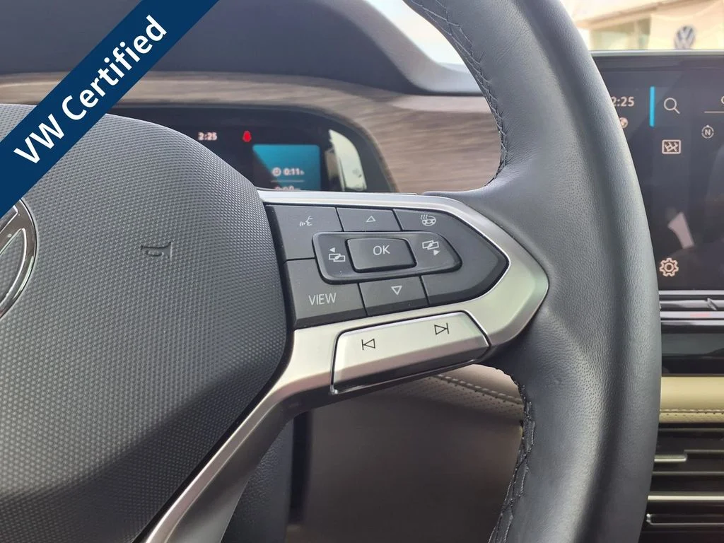 Certified Used 2025 Mountain Lake Blue Metallic Volkswagen 2.0T SEL Premium R-Line image 14