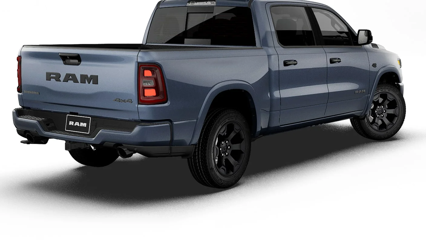 New 2027 Forged Blue Metallic Exterior Paint RAM BIG HORN image 2