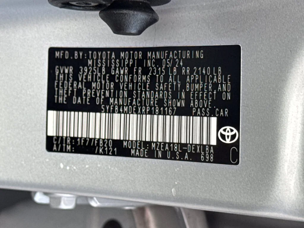 Used 2024 Silver Toyota LE image 48