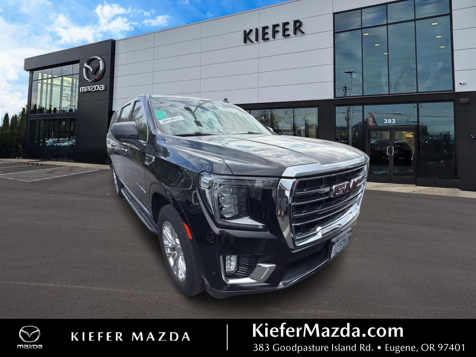 Used 2021 Black GMC SLT image 1