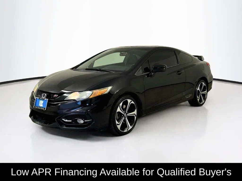 Used 2015 Crystal Black Pearl Honda Si image 3