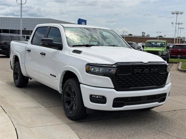 New 2026 Bright White Clear-Coat Exterior Paint RAM Big Horn image 3