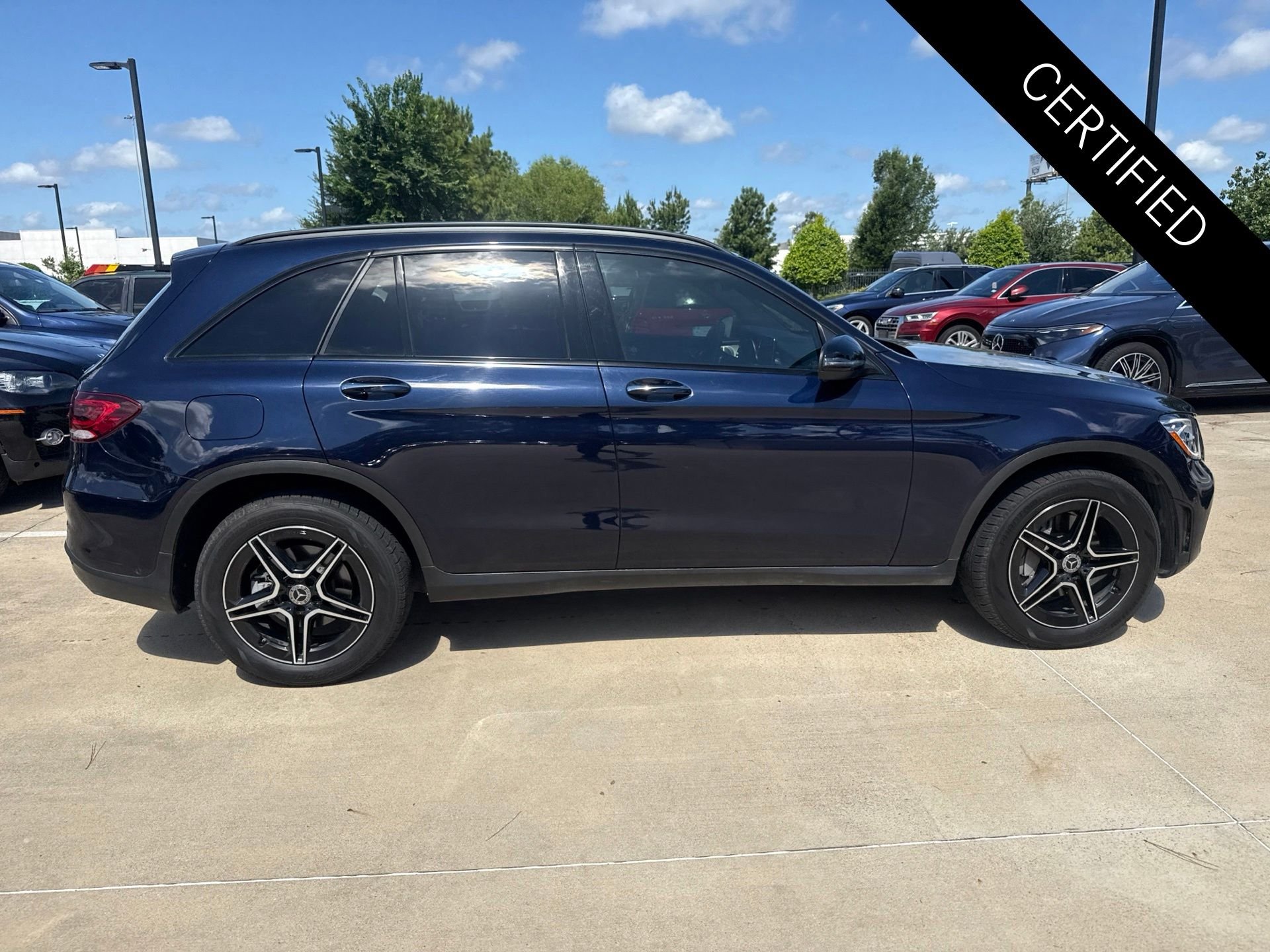 Certified Used 2021 Obsidian Black Mercedes-Benz GLC 300 image 3