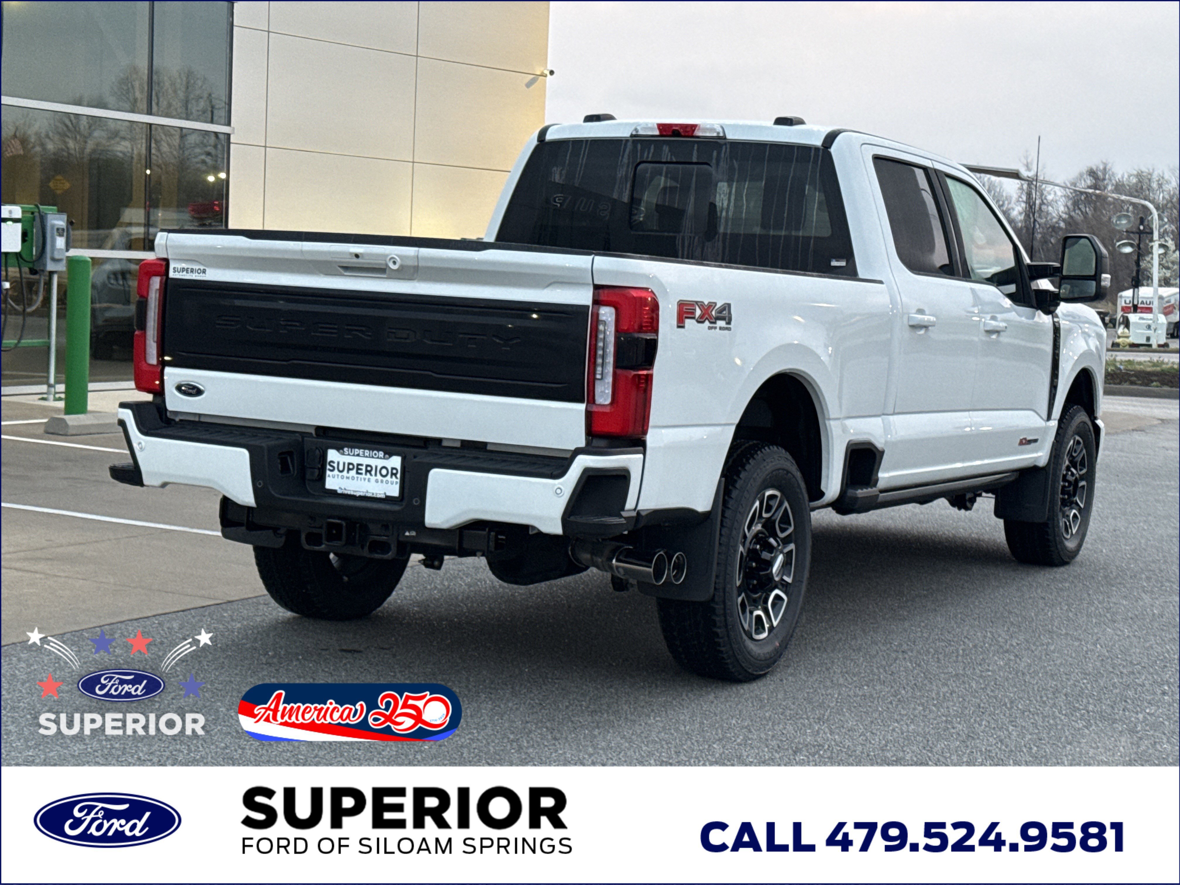 New 2026 Star White Metallic Tri-Coat Ford F-250® Platinum® image 3