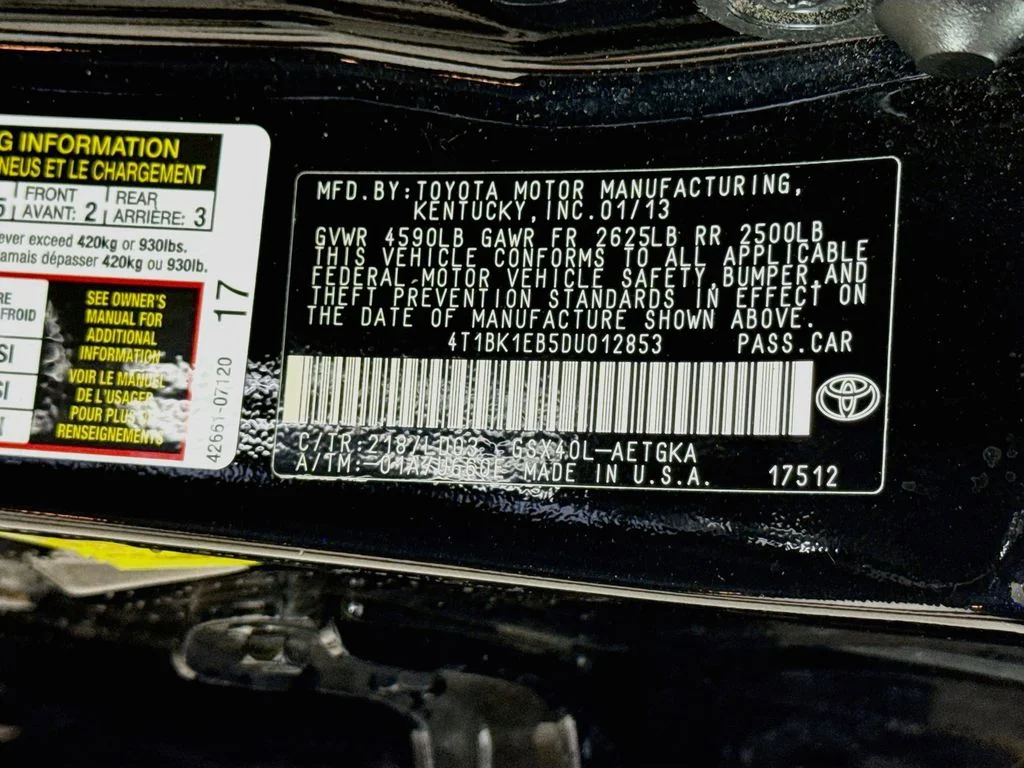 Used 2013 Attitude Black Metallic Toyota XLE image 31