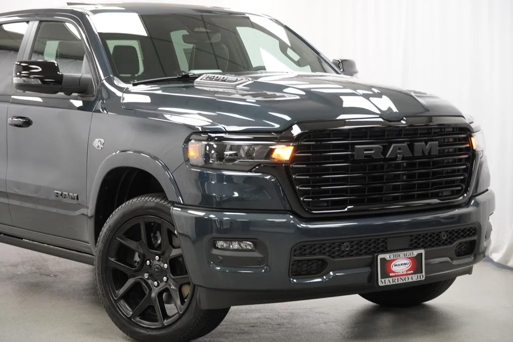 New 2026 Forged Blue Metallic Exterior Paint RAM Laramie image 3