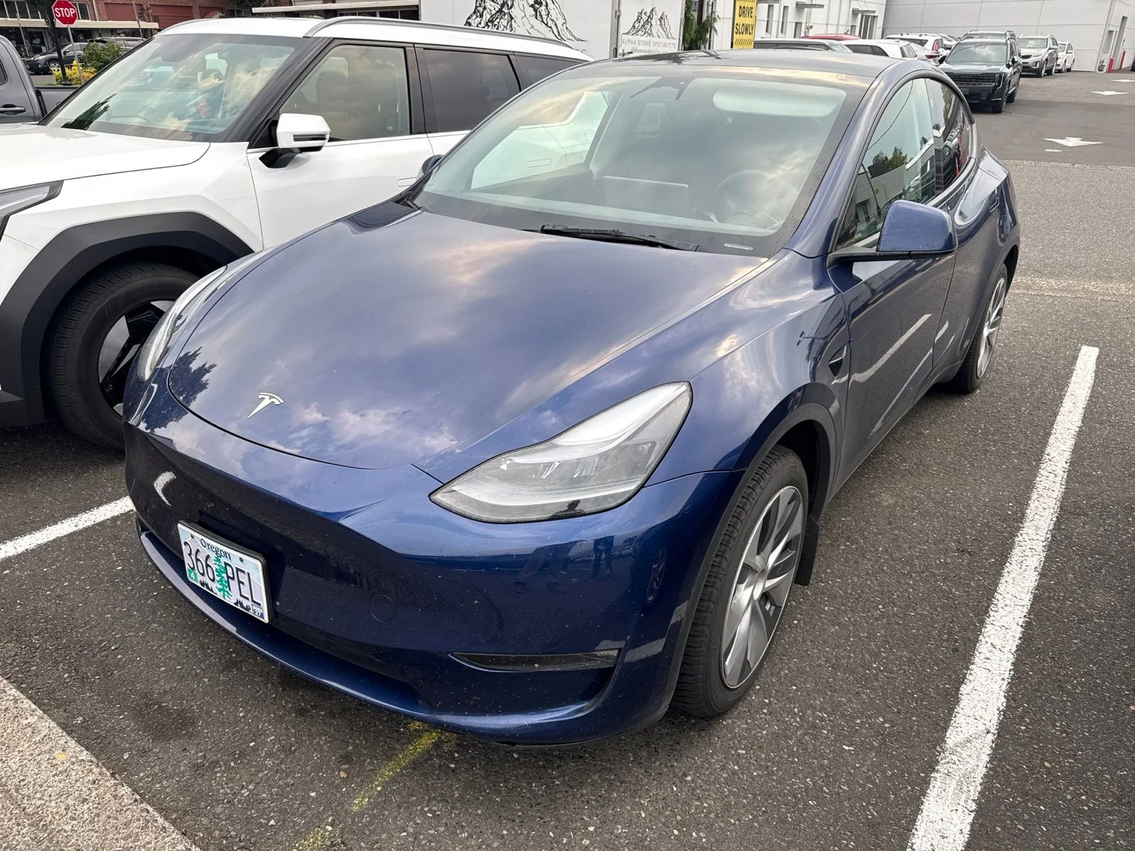 Used 2023 Deep Blue Metallic Tesla Long Range image 1