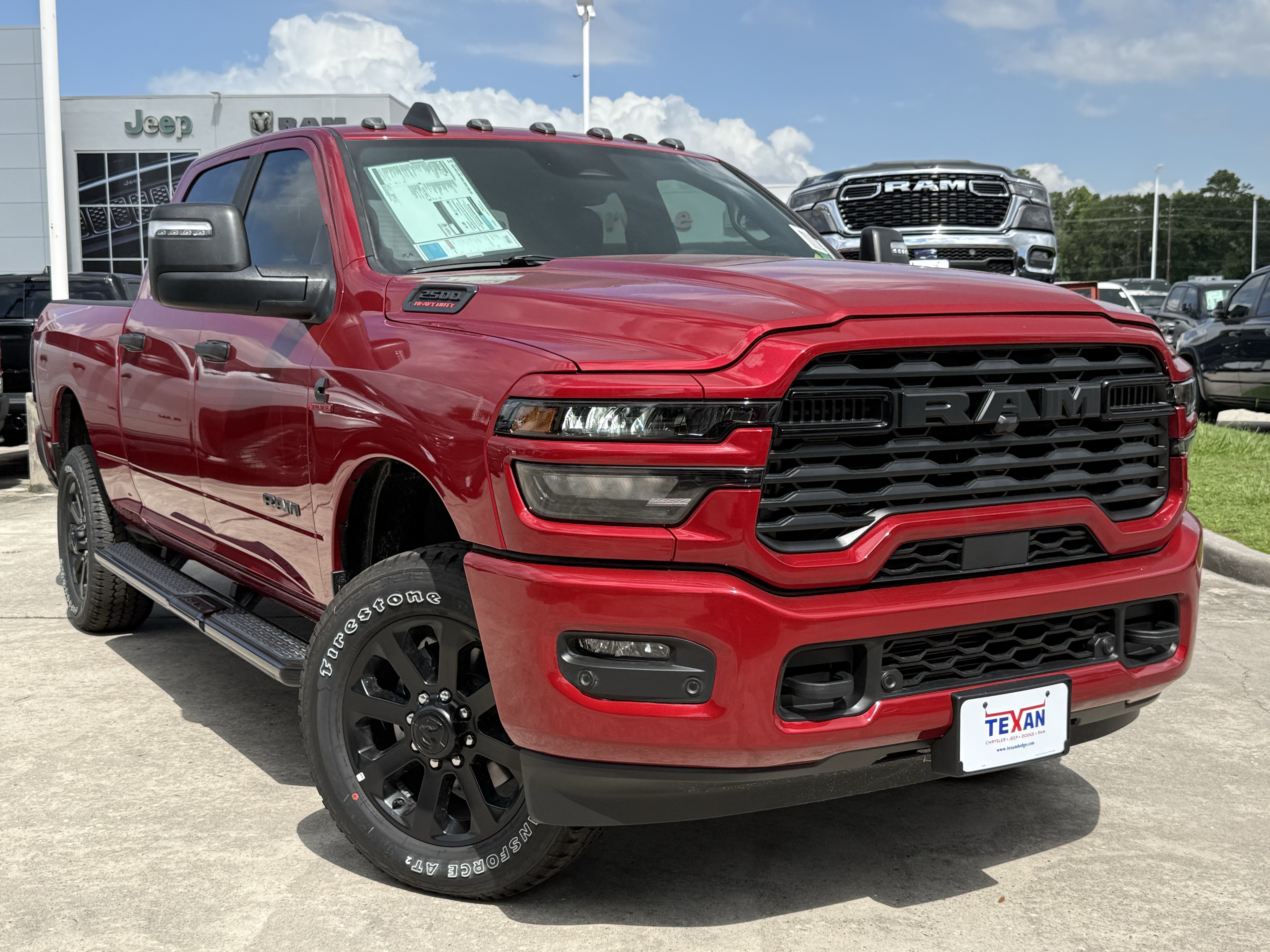 New 2026 Molten Red Pearlcoat RAM Lone Star image 2