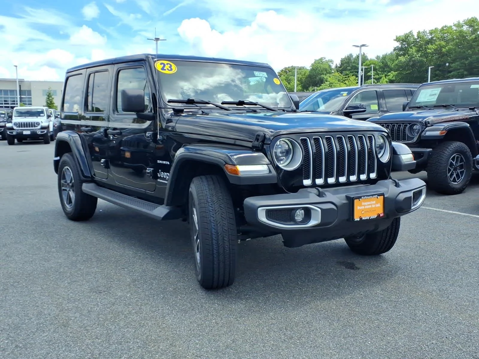 Certified Used 2023 Black Clearcoat Jeep Sahara image 5