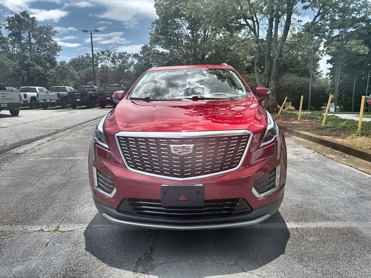 Used 2021 INFRARED TINTCOAT Cadillac FWD Premium Luxury image 3