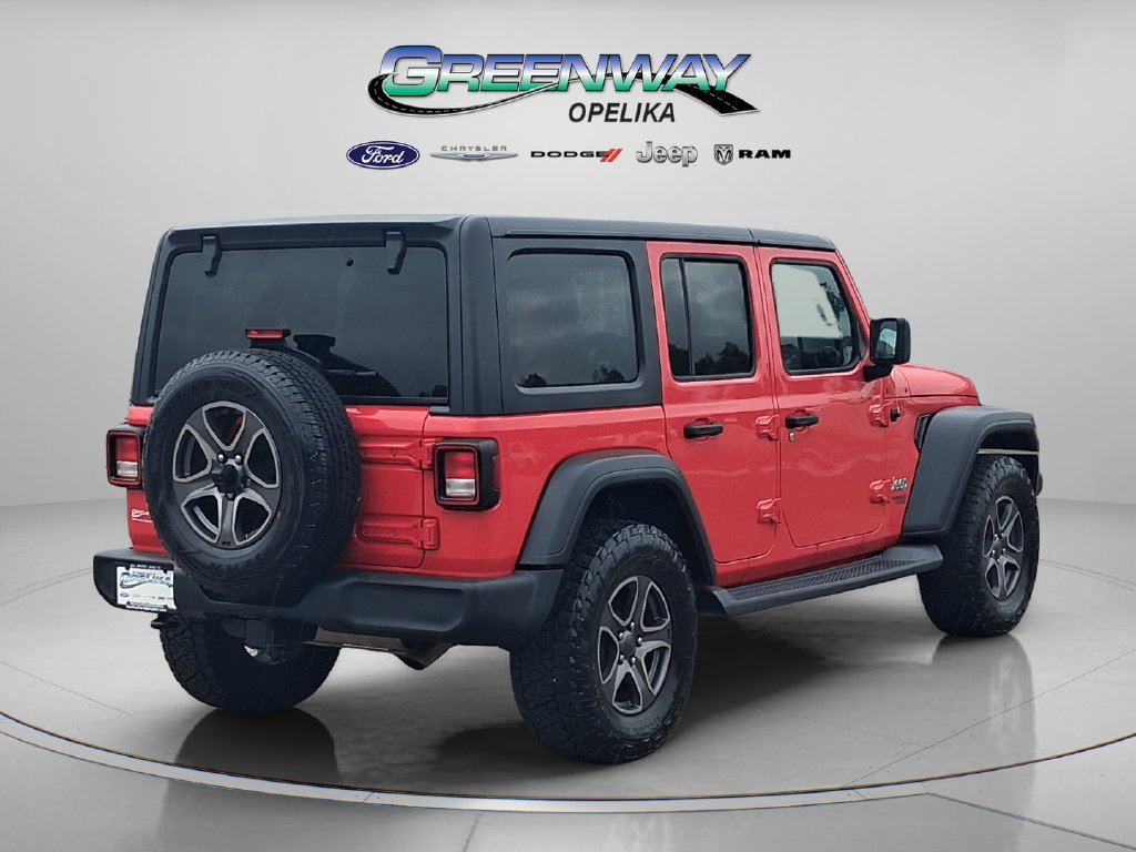Used 2018 Red Jeep Unlimited Sport S image 7