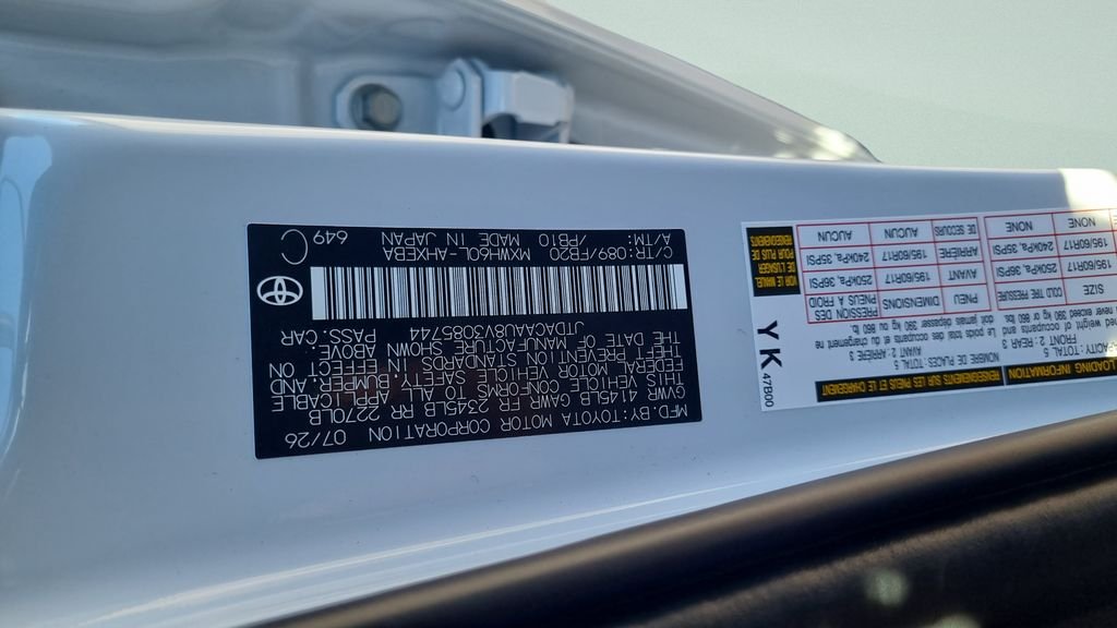 New 2027 Wind Chill Pearl <sup>1</sup> Toyota  LE image 26