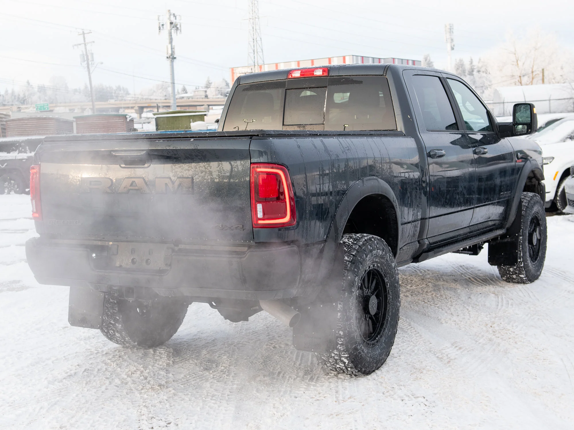 New 2026 Blue RAM Rebel*, 3 Inch Lift Kit, 37 Inch Tires, Trigger Industries MudFlaps image 11