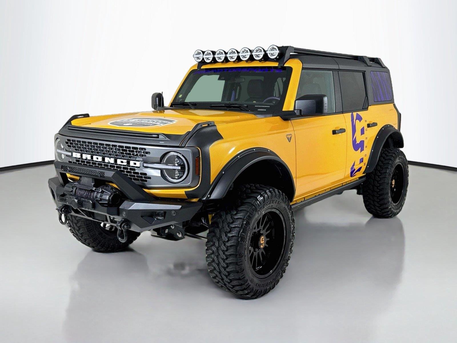 Used 2022 Cyber Orange Metallic Tricoat Ford Badlands | Custom Build for Joe Burrow Foundation image 10