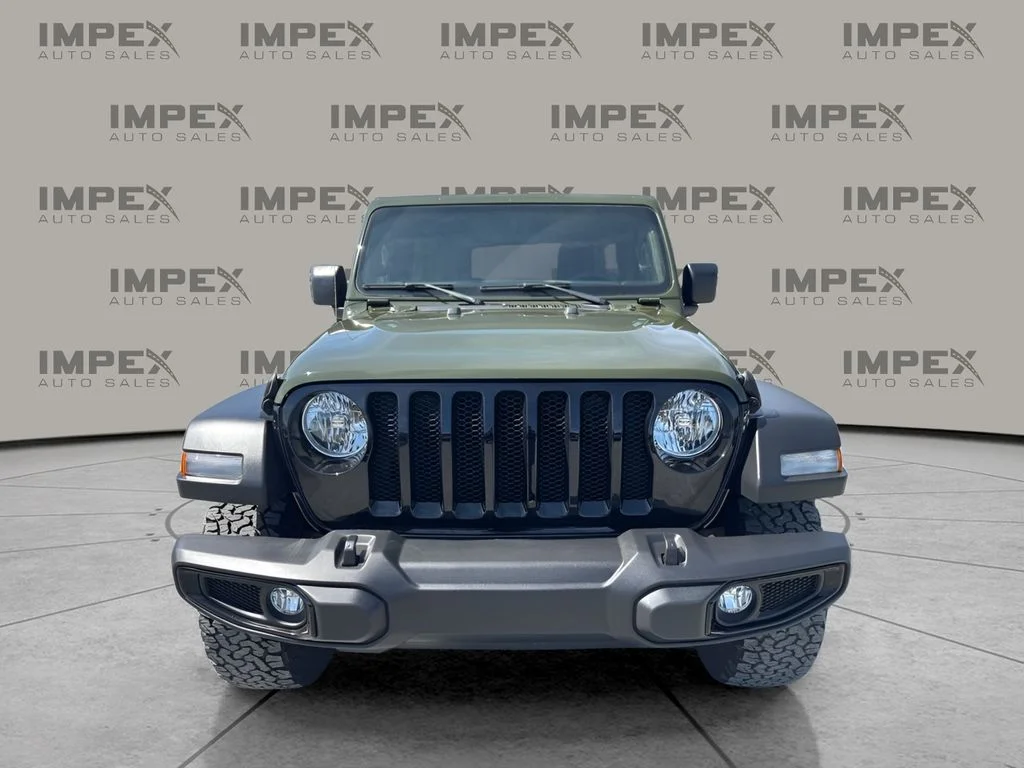 Used 2022 Green Jeep Unlimited Willys image 8