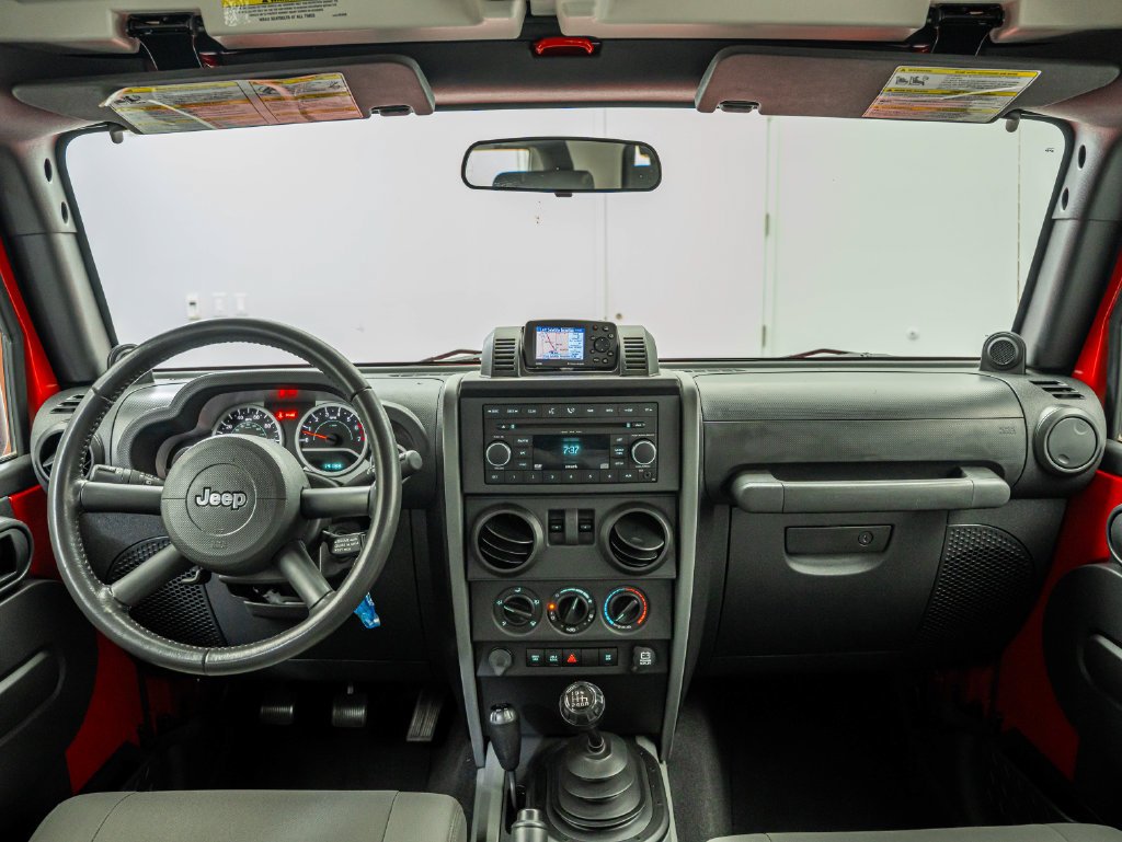 Used 2008 Flame Red Clearcoat Jeep Rubicon image 4