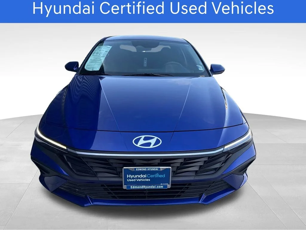 Certified Pre-Owned 2025 Hyundai Elantra Hybrid Blue