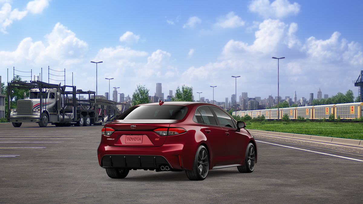 New 2026 Ruby Flare Pearl Toyota SE image 9