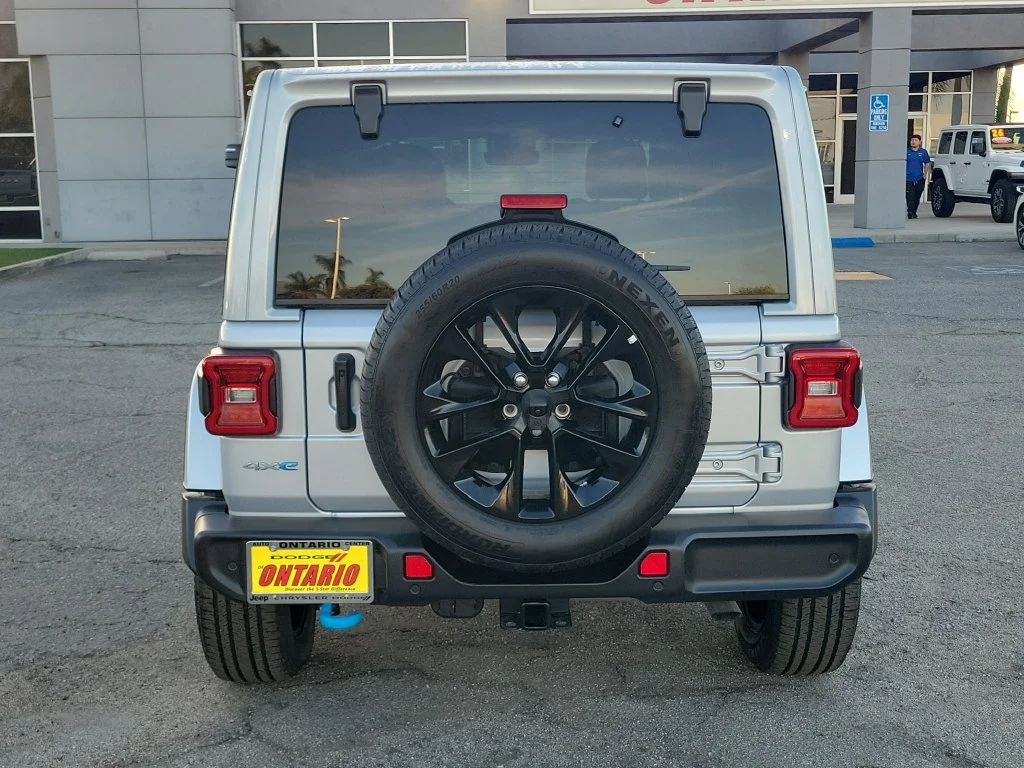 Certified Used 2024 Silver Jeep Sahara 4xe image 4